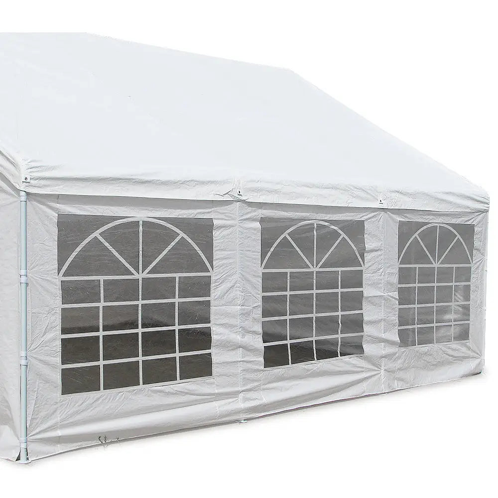 Wallaroo 6x6m Outdoor Event Marquee Gazebo Party Wedding Tent - White - Home & Garden > Shading
