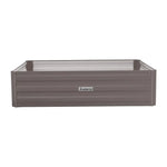Wallaroo Garden Bed 120 x 90 x 30cm Galvanized Steel - Grey - Home & Garden > Garden Beds
