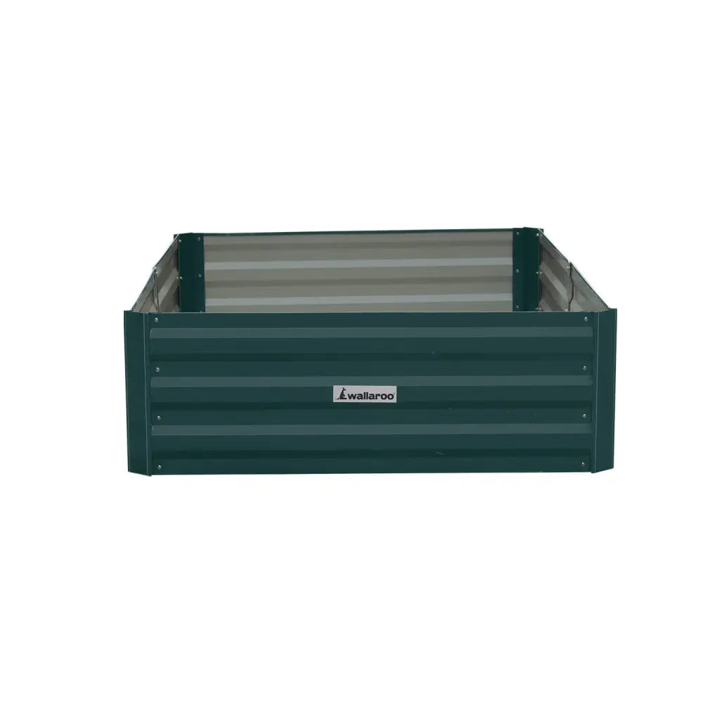Wallaroo Garden Bed 150 x 90 x 30cm Galvanized Steel - Green - Home & Garden > Garden Beds