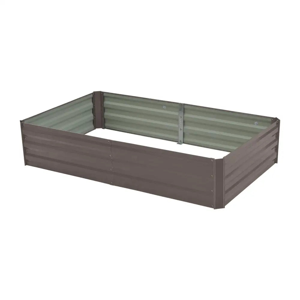 Wallaroo Garden Bed 150 x 90 x 30cm Galvanized Steel - Grey - Home & Garden > Garden Beds