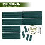 Wallaroo Garden Bed 210 x 90 x 30cm Galvanized Steel - Green - Home & Garden > Garden Beds