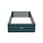 Wallaroo Garden Bed 210 x 90 x 30cm Galvanized Steel - Green - Home & Garden > Garden Beds