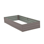 Wallaroo Garden Bed 210 x 90 x 30cm Galvanized Steel - Grey - Home & Garden > Garden Beds