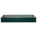 Wallaroo Garden Bed 240 x 120 x 30cm Galvanized Steel - Green - Home & Garden > Garden Beds