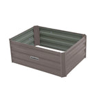 Wallaroo Garden Bed 80 x 60 x 30cm Galvanized Steel - Grey - Home & Garden > Garden Beds