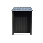 Wallaroo Garden Shed with Semi-Close Storage 4*8FT - Black - Home & Garden > Storage