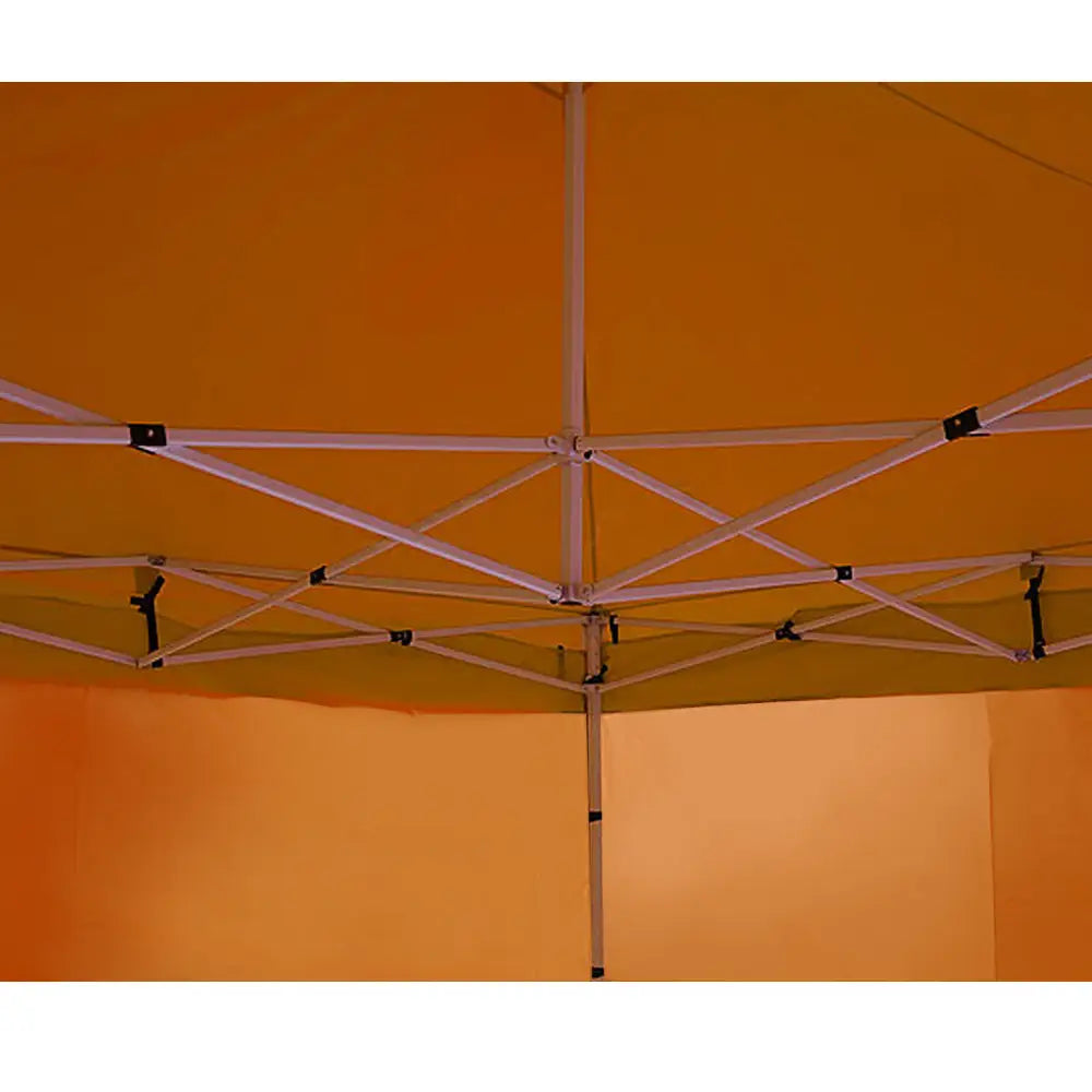 Wallaroo Gazebo Tent Marquee 3x3 PopUp Outdoor - Orange - Home & Garden > Shading