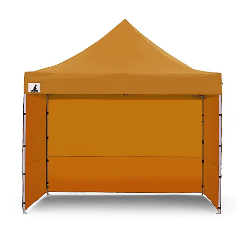 Wallaroo Gazebo Tent Marquee 3x3 PopUp Outdoor - Orange - Home & Garden > Shading