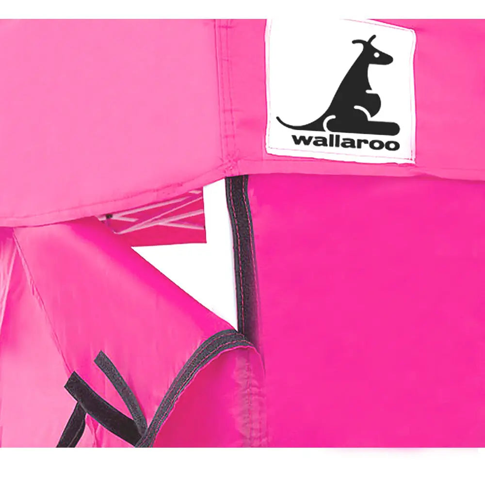 Wallaroo Gazebo Tent Marquee 3x3 PopUp Outdoor Pink - Home & Garden > Shading