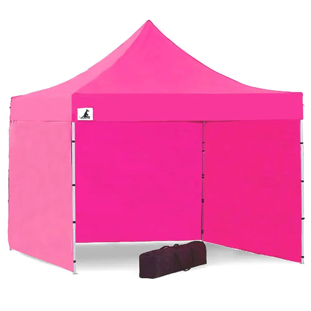 Wallaroo Gazebo Tent Marquee 3x3 PopUp Outdoor Pink - Home & Garden > Shading