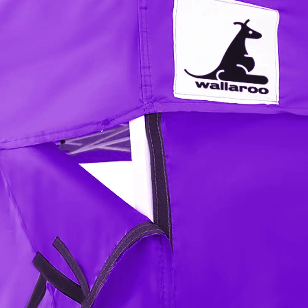 Wallaroo Gazebo Tent Marquee 3x3 PopUp Outdoor Purple - Home & Garden > Shading