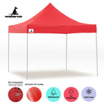 Wallaroo Gazebo Tent Marquee 3x3 PopUp Outdoor Red - Home & Garden > Shading