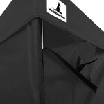 Wallaroo Gazebo Tent Marquee 3x4.5m PopUp Outdoor Black - Home & Garden > Shading