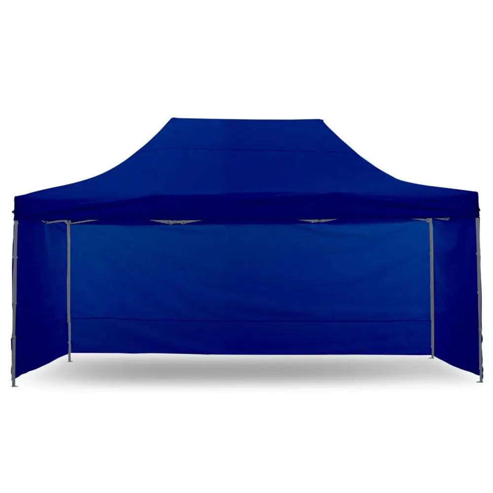Wallaroo Gazebo Tent Marquee 3x4.5m PopUp Outdoor Blue - Home & Garden > Shading