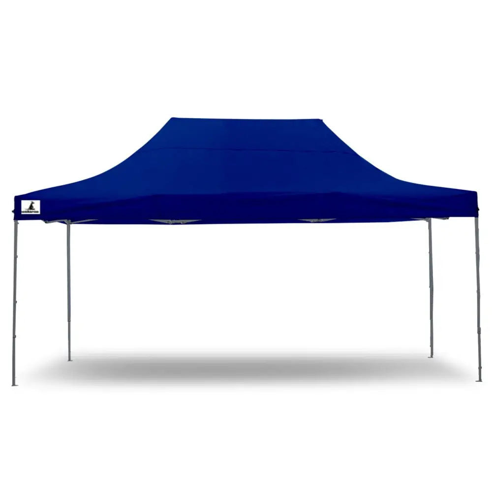 Wallaroo Gazebo Tent Marquee 3x4.5m PopUp Outdoor Blue - Home & Garden > Shading
