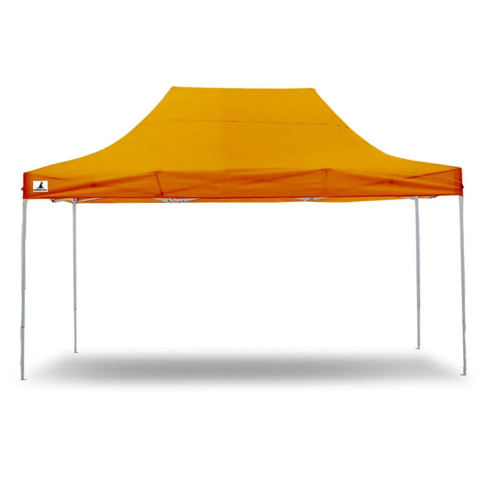 Wallaroo Gazebo Tent Marquee 3x4.5m PopUp Outdoor Orange - Home & Garden > Shading