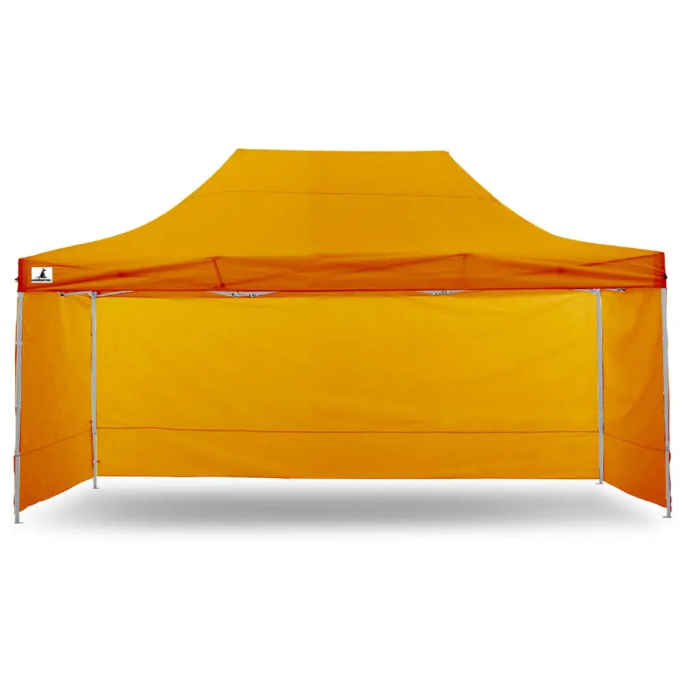 Wallaroo Gazebo Tent Marquee 3x4.5m PopUp Outdoor Orange - Home & Garden > Shading