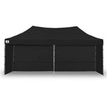 Wallaroo Gazebo Tent Marquee 3x6m PopUp Outdoor Wallaroo Black - Home & Garden > Shading