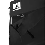 Wallaroo Gazebo Tent Marquee 3x6m PopUp Outdoor Wallaroo Black - Home & Garden > Shading