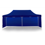 Wallaroo Gazebo Tent Marquee 3x6m PopUp Outdoor Wallaroo Blue - Home & Garden > Shading