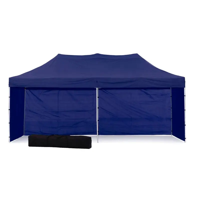 Wallaroo Gazebo Tent Marquee 3x6m PopUp Outdoor Wallaroo Blue - Home & Garden > Shading