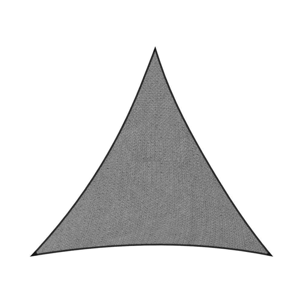 Wallaroo Outdoor Sun Shade Sail Canopy Grey Triangle 5 x 5 x 5M - Home & Garden > Shading