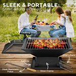 Wallaroo Portable Outdoor Fire Pit for BBQ Grilling Cooking Camping - Home & Garden > BBQ