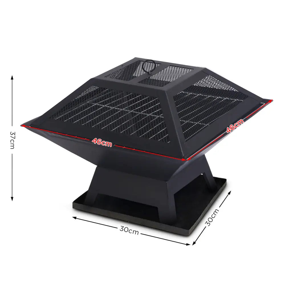 Wallaroo Portable Outdoor Fire Pit for BBQ Grilling Cooking Camping - Home & Garden > BBQ