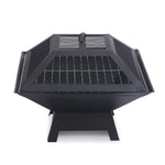 Wallaroo Portable Outdoor Fire Pit for BBQ Grilling Cooking Camping - Home & Garden > BBQ
