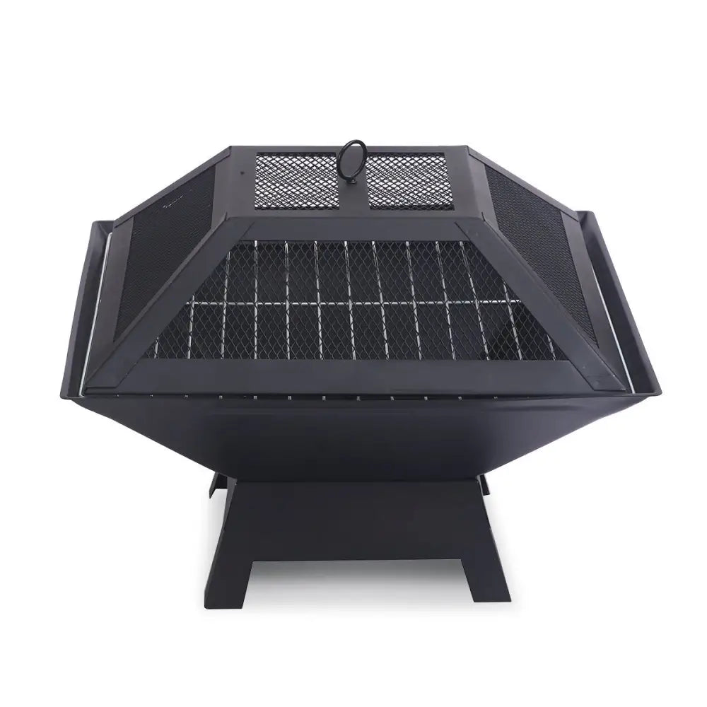 Wallaroo Portable Outdoor Fire Pit for BBQ Grilling Cooking Camping - Home & Garden > BBQ