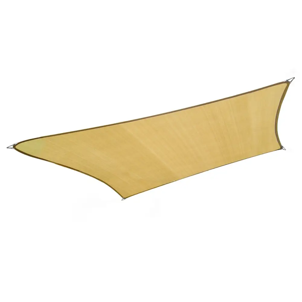 Wallaroo Square Shade Sail: 3m x 3m - Sand - Home & Garden > Shading