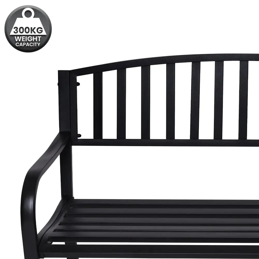 Wallaroo Steel Outdoor Garden Bench - Classic - Home & Garden > Garden Furniture