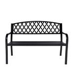 Wallaroo Steel Outdoor Garden Bench - Diamond - Home & Garden > Garden Furniture
