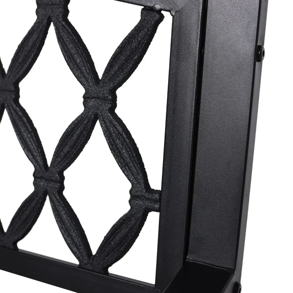 Wallaroo Steel Outdoor Garden Bench - Diamond - Home & Garden > Garden Furniture