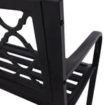 Wallaroo Steel Outdoor Garden Bench - Elegant - Home & Garden > Garden Furniture