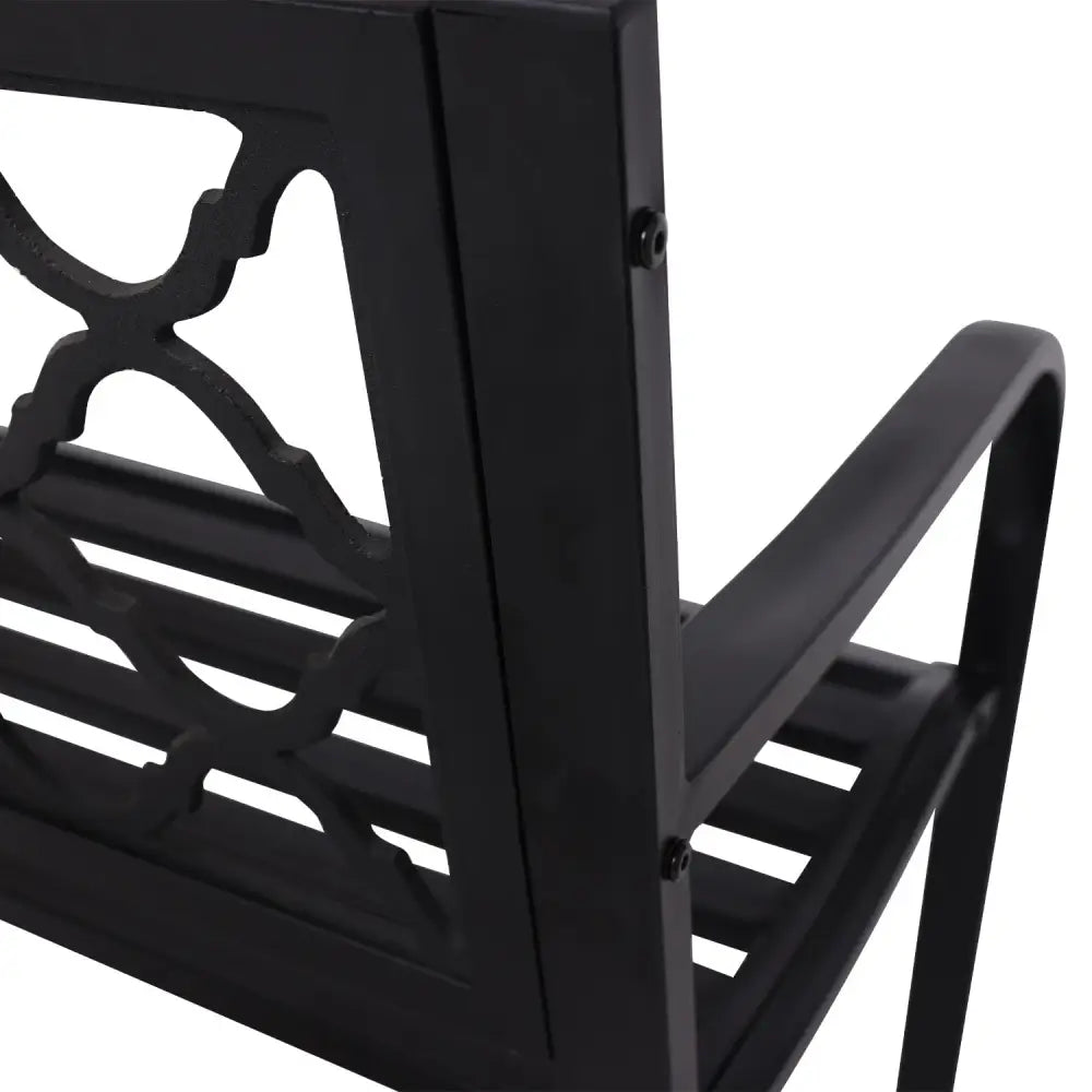 Wallaroo Steel Outdoor Garden Bench - Elegant - Home & Garden > Garden Furniture