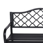 Wallaroo Steel Outdoor Garden Bench - Elegant - Home & Garden > Garden Furniture