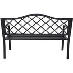 Wallaroo Steel Outdoor Garden Bench - Elegant - Home & Garden > Garden Furniture