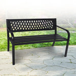 Wallaroo Steel Outdoor Garden Bench - Lattice - Furniture > Outdoor > Outdoor Sofas & Lounge Sets
