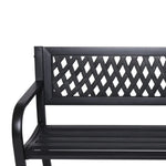 Wallaroo Steel Outdoor Garden Bench - Lattice - Furniture > Outdoor > Outdoor Sofas & Lounge Sets