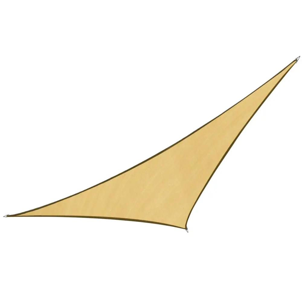 Wallaroo Triangular sail: 3.6 x 3.6 x 3.6m - Sand - Home & Garden > Shading