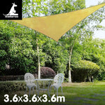 Wallaroo Triangular sail: 3.6 x 3.6 x 3.6m - Sand - Home & Garden > Shading