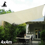 Wallaroo Waterproof Outdoor Shade Sail Canopy Sun Cloth Square 4x4M - Home & Garden > Shading