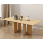Walnut Melamine Dining Table 8 Seater - Furniture > Dining > Dining Tables