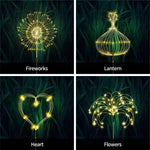 Warm White Fireworks 150 LED Fairy String Lights Starburst Solar Xmas Garden Night Lamp Hot NEW - Home & Garden >