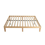 Warm Wooden Natural Bed Base Frame – Queen - Furniture > Bedroom > Beds & Bed Frames