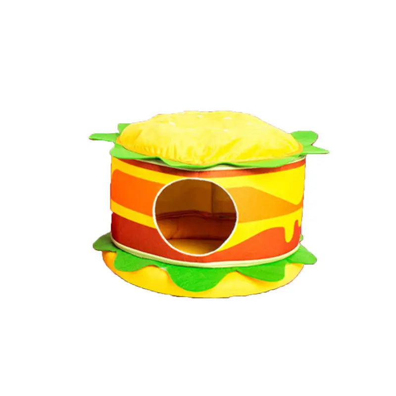 Washable Hamburger Pet Cat Dogs Bed - Pet Care > Cat Supplies > Cat Furniture