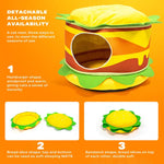 Washable Hamburger Pet Cat Dogs Bed - Pet Care > Cat Supplies > Cat Furniture
