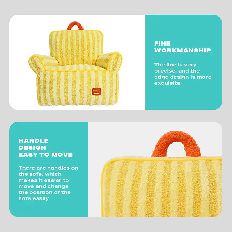 Washable Pet Cat Dog Puppy Sofa Plush Warm Couch Removable Cover Cat Bed Sofa - Pet Care > Dog Supplies > Dog Beds