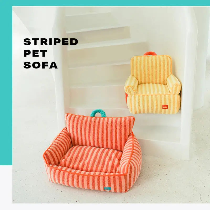 Washable Pet Cat Dog Puppy Sofa Plush Warm Couch Removable Cover Cat Bed Sofa - Pet Care > Dog Supplies > Dog Beds